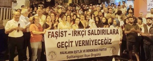 DEM Parti’ye saldırı protesto edildi