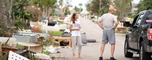 Kasırga Florida’yı yıkıp gitti