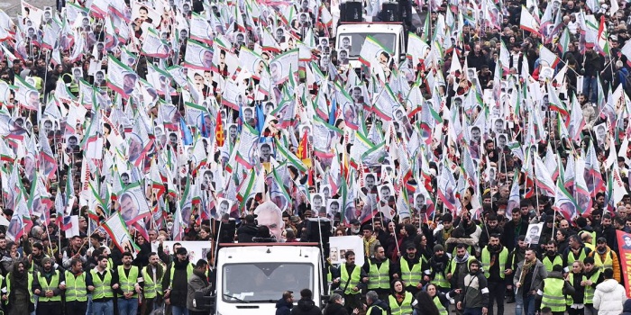 Öcalan'a özgürlük eylemi / foto:AFP