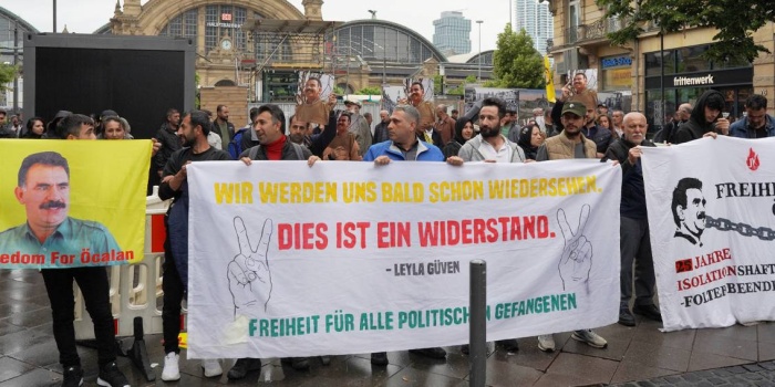 Frankfurt, Öcalan eylem
