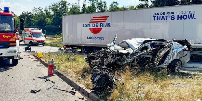 Kürt gençlerinin gerçekleştirdiği trafik kazası