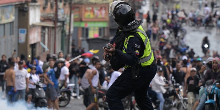 Venezuela'da seçim protestoları / foto:AFP