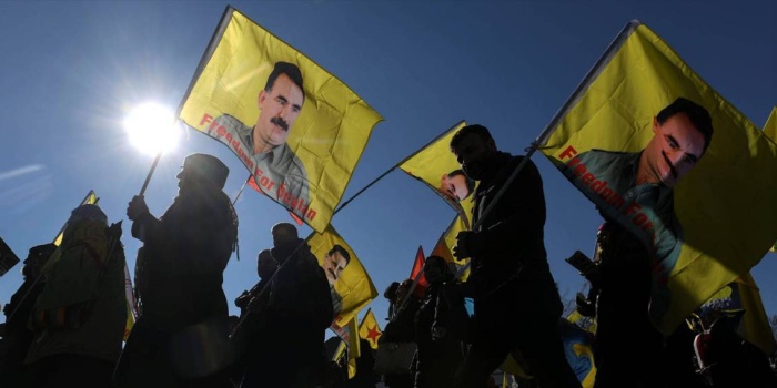 Abdullah Öcalan'a özgürlük eylemi/ Foto:AFP