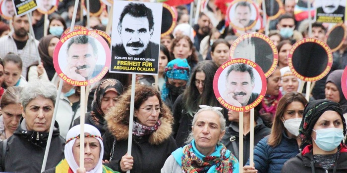 Kürt Halk Önderi Öcalan için eylem, Frankfurt