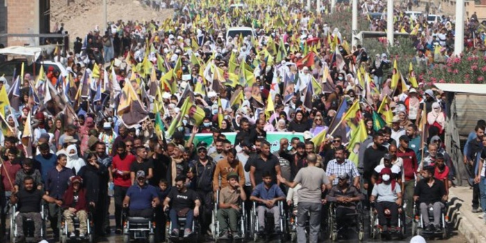 Uluslararası Komplo kınama eylemi / Hesekê