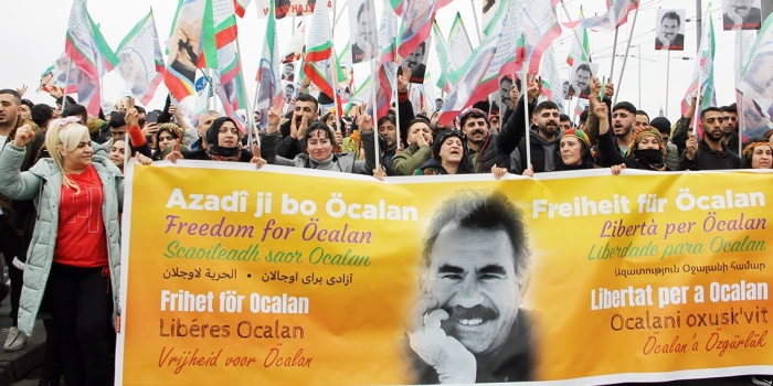 Öcalan'a özgürlük yürüyüşü