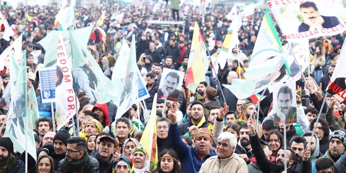 Öcalana özgürlük eylemi/Köln-foto:Erkan GÜLBAHÇE