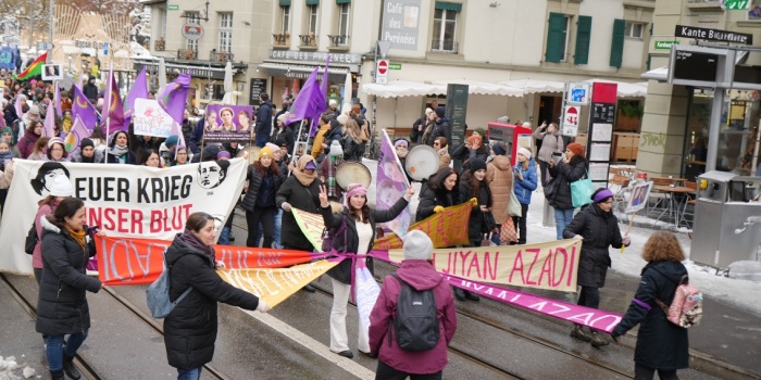 25 Kasım kadın eylemleri, Bern/ Foto:Erdoğan Zamur