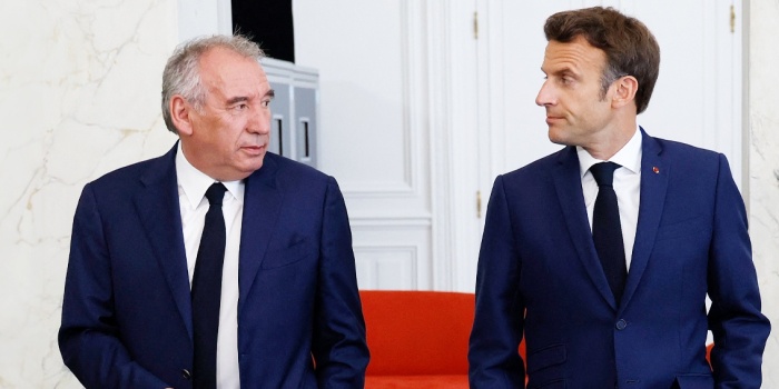 Emmanuel Macron - François Bayrou / foto:AFP