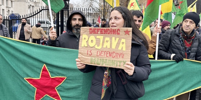 İşgal saldırıları protesto, Londra