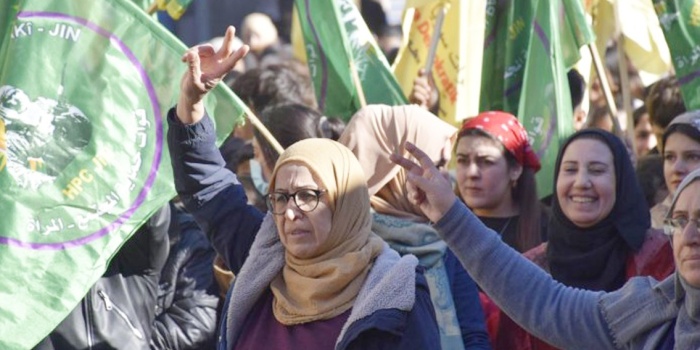 İşgale karşı eylem / Dirbêsiyê