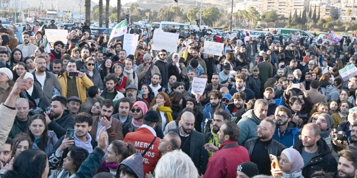 Şam eylem/foto:AFP