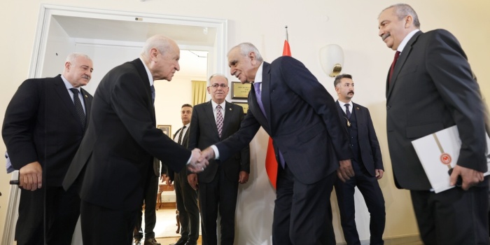 Devlet Bahçeli ve Ahmet Türk