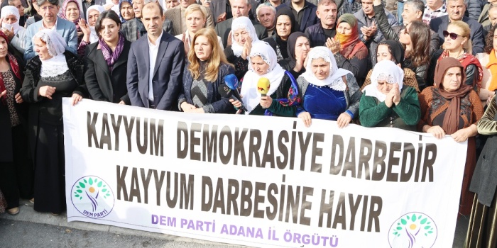 Kayyum protestosu / Mersin